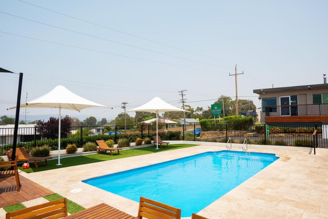 Hotel Crestview Tourist Park Queanbeyan Exterior foto